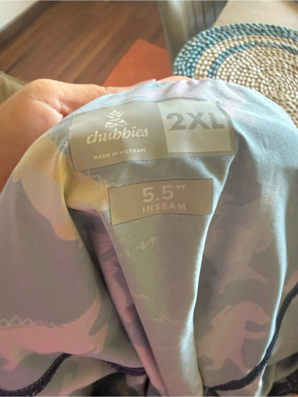 CHUBBIES The Tyrannosaurus Reps Ultimate Training Short 1.0 5.5 inseam Shorts